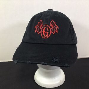 Gideon’s Bakehouse Red Embroidered Logo Black Baseball Hat Disney Springs NEW